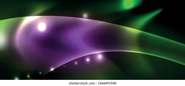 Glowing shiny light abstract background, vector template