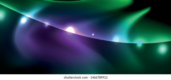 Glowing shiny light abstract background, vector template