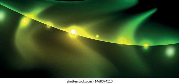 Glowing shiny light abstract background, vector template