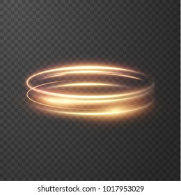 Glowing shiny  lines effect vector background. EPS10. Abstract light speed motion effect. Shiny circle, rings. Light painting. Light trail. Vector eps10.