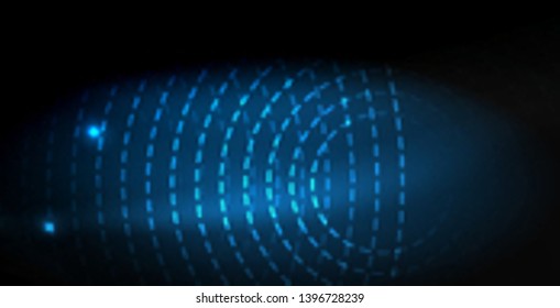 Glowing shiny neon colors with abstract lines, modern background. Vector magic illustration