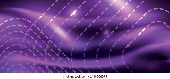 Glowing shiny neon squares abstract background, techno modern template, vector