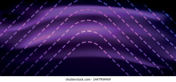Glowing shiny neon squares abstract background, techno modern template, vector