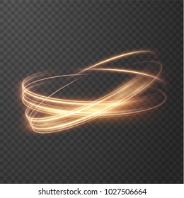 Glowing shiny spiral lines effect vector background. EPS10. Abstract light speed motion effect. Shiny wavy trail. Light painting. Light trail. Vector eps10.