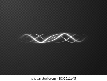 Glowing shiny spiral lines effect vector background. EPS10. Abstract light speed motion effect. Shiny wavy trail. Light painting. Light trail. Vector eps10.