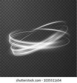Glowing shiny spiral lines effect vector background. EPS10. Abstract light speed motion effect. Shiny wavy trail. Light painting. Light trail. Vector eps10.