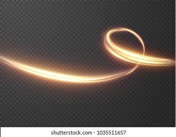 Glowing shiny spiral lines effect vector background. EPS10. Abstract light speed motion effect. Shiny wavy trail. Light painting. Light trail. Vector eps10.