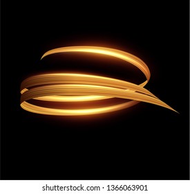 Glowing shiny spiral lines effect vector background. EPS10. Abstract light speed motion effect. Shiny wavy trail. Light painting. Light trail. Vector eps10.