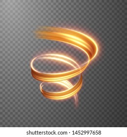 Glowing shiny spiral lines effect vector background. EPS10. Abstract light speed motion effect. Shiny wavy trail. Light painting. Light trail. Vector eps10.