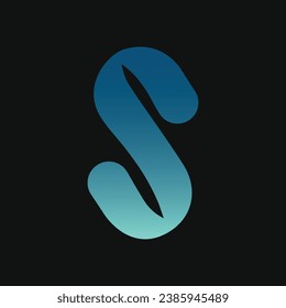 glowing sign logo design Vector