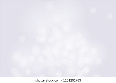 Glowing soft gray bokeh background, vector. 