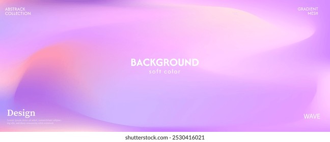 Glowing and soft light purple abstract liquid wave background. color gradient. The effect of combining dark and light colors. Modern design template for web covers, advertising banners, posters, broch