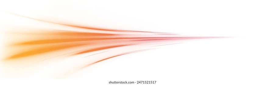 Glowing spark swirl trail tracing on dark blue background. Abstract light lines of movement and speed. Light line moving with speed.	