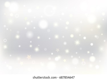 Glowing and sparkling snow. Festive luxury backdrop. Winter and snow background. 2018 Happy New Year. Holiday wallpaper. Festive premium design for holiday greeting card, invitation, calendar, poster.