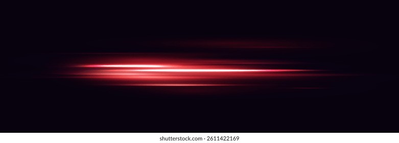 Glowing speed effect. Abstract rays of movement and speed.