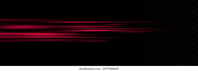 
Glowing Speed ​​Traces. Red Speed. Electric Horizon. Neon Speed ​​Flow.