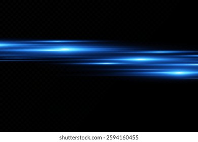 Glowing Speed Trails.Blue Velocity. Electric Horizon.Neon Speed Flow