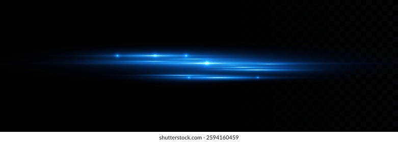 Glowing Speed Trails.Blue Velocity. Electric Horizon.Neon Speed Flow