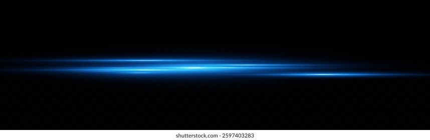 Glowing Speed Trails.Blue Velocity. Electric Horizon.Neon Speed Flow