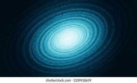 Glowing Spiral Black hole on Galaxy background with Milky Way spiral,Universe and starry concept desig,vector