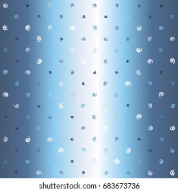 Glowing spiral pattern. Vector seamless vortex background