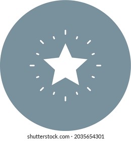 Glowing Star icon vector image. Can also be used for Carnival. Suitable for mobile apps, web apps and print media.