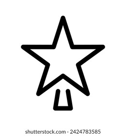 Glowing Star Icon Vector Symbol Design Illustration