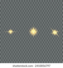 Glowing star, stars, light, background