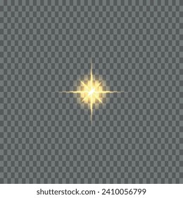 Glowing star, stars, light, background