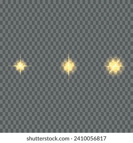 Glowing star, stars, light, background