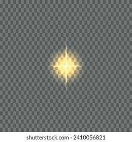 Glowing star, stars, light, background