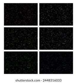 glowing stars night sky universe background design