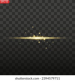 Glowing streaks on dark background. Luminous abstract sparkling lined background.