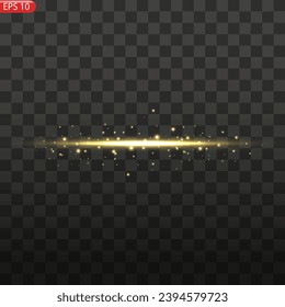 Glowing streaks on dark background. Luminous abstract sparkling lined background.