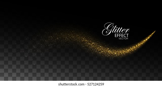 Flujo brillante de chispas. 