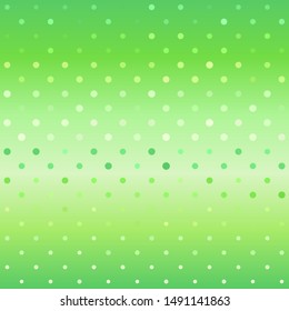 Glowing striped polka dot pattern. Seamless vector background