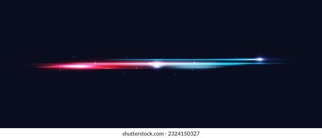 Glowing stripes of a dark lantern. Beautiful light flashes. Luminous abstract sparkling lined background. Light effect wallpaper. Elegant style. concert light