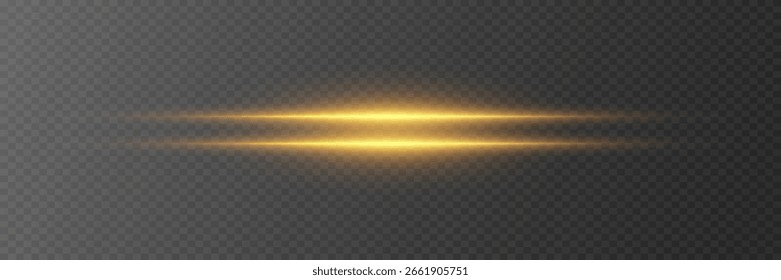 Glowing stripes effect. On transparent background