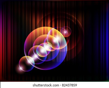 glowing stripes, vector