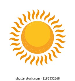 glowing sun summer hot