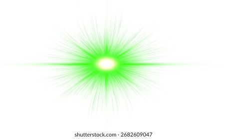 Glowing sunlight, sunshine effect transparent background, glowing spark light effect, sun rays EPS .