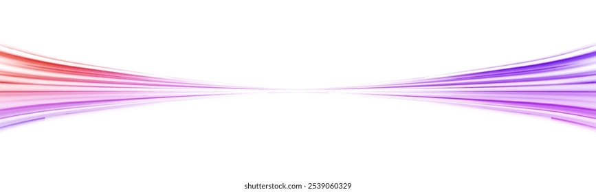 Glowing swirl bokeh effect. vector. Colored shiny sparks of spiral wave. Curved bright speed line swirls. Shiny wavy path. Rotating dynamic neon circle. Magic golden swirl with highlights.