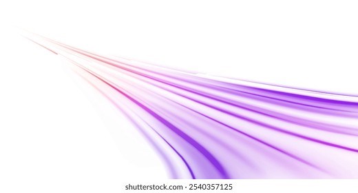 Glowing swirl bokeh effect. vector. Colored shiny sparks of spiral wave. Curved bright speed line swirls. Shiny wavy path. Rotating dynamic neon circle. Magic golden swirl with highlights.
