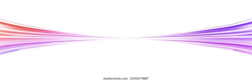 Efecto bokeh de remolino brillante. Vector. Chispas brillantes de color de la onda espiral. La línea de velocidad brillante curva se arremolina. Sendero ondulado brillante. Círculo de neón dinámico giratorio. Remolino dorado mágico con reflejos.