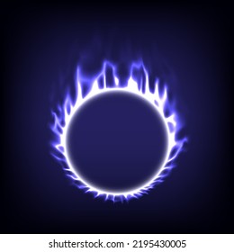 Glowing swirl light effect. Abstract magic frame. Power energy of circular element. Luminous sci-fi. Shining neon lights cosmic. Futuristic swirl universe trail effect. Glitch, rays  and flame