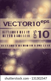 Glowing textured bokeh effect background