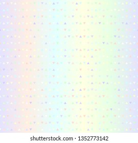 Glowing triangle pattern. Seamless vector