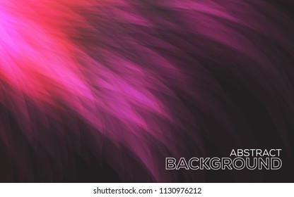 Glowing wave, magical light with energy and motion background vector design.