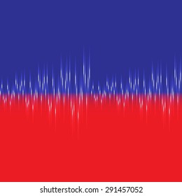 glowing waveform