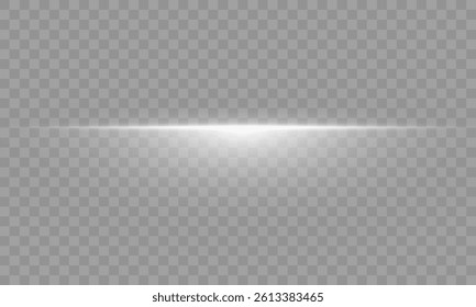 Glowing White Laser Beam - Intense Light Streak Effect for Cyberpunk, Sci-Fi, and Digital Art Creations with a Transparent Background	
